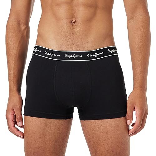 Pepe Jeans Herren Pepe Tk 3P Trunks, Black (Black), L (3er Pack)