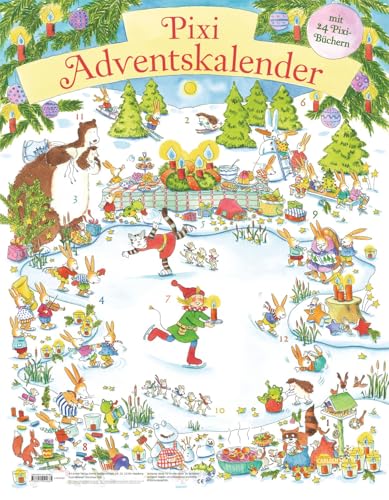 Pixi Adventskalender 2026: Mit 24 Pixi-Büchern | Kurze Weihnachtsgeschichten für Kindergartenkinder ab 3 Jahren zum Vorlesen