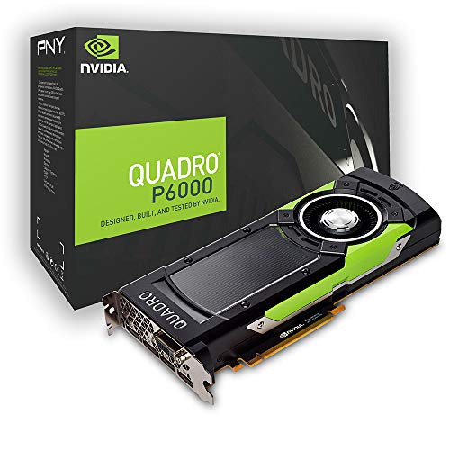 PNY VCQP6000-PB Nvidia Quadro P6000 Grafikkarte (24GB GDDR5) schwarz