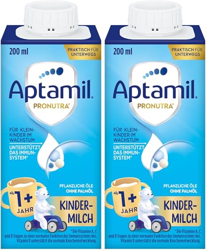 Aptamil Kindermilch 1 Plus trinkfertig – Kindermilch ab 1 Jahr – 15 x 200 ml (Packung mit 2)