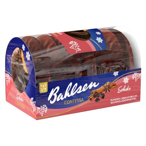 Bahlsen Contessa Schoko, 200 g, runder Lebkuchen im Schokoladenmantel (1 x 200 g)