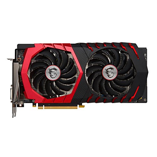 MSI GeForce GTX 1060 Gaming X 6GB Nvidia GDDR5 1x HDMI, 3x DP, 1x DL-DVI-D, 2 Slot Afterburner OC, VR Ready, 4K-optimiert, Grafikkarte