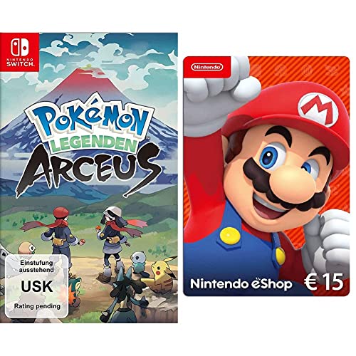 Pokémon-Legenden: Arceus (Nintendo Switch - Download Code) + eShop Card | 15 EUR Guthaben (Download Code)