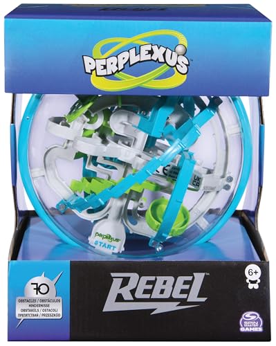 Spin Master Games Perplexus Rebel, 3D-Kugellabyrinth mit 70 Hindernissen - für fingerfertige Perplexus-Fans ab 6 Jahren