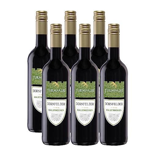 Turmfalke Dornfelder Qualitätswein halbtrocken (6 x 0.75 l)