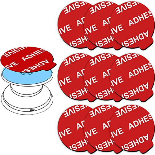 Anteel 9 Stück Rund doppelseitig Klebeband Klebepads für Pops Ausziehbarer, Extra Stark Kleber für Smartphones Pops Swappable Grip – 9 Stück 35mm (1,4 Zoll) Klebebänder