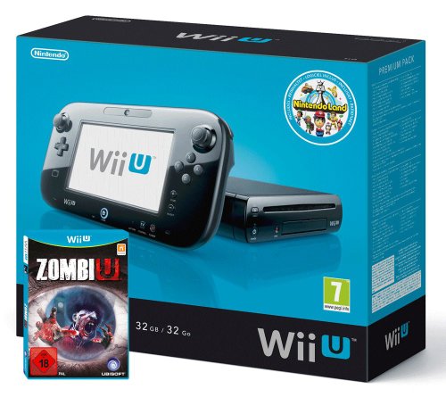 Nintendo Wii U - Konsole, Premium Pack 32 GB + ZombiU und Nintendo Land