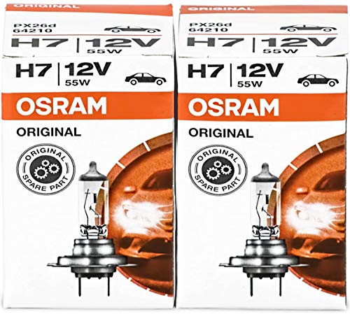 Osram H7 12V 55W PX26d 64210 Lampen Autolampen Glühlampen, 2er Pack