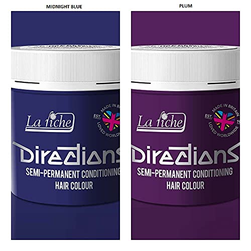 La Riche Directions Haarfarben Set aus 1x Plum und 1x Midnight Blue