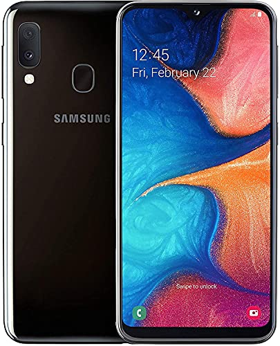 Samsung Galaxy A20E 32GB 14.7 cm 13MP Dual-SIM SIM-Free Smartphone in Schwarz (Renewed)