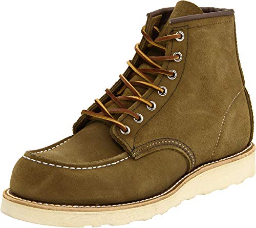 Red Wing Mens Classic Moc Toe 8881 Brown Suede Boots 42 EU