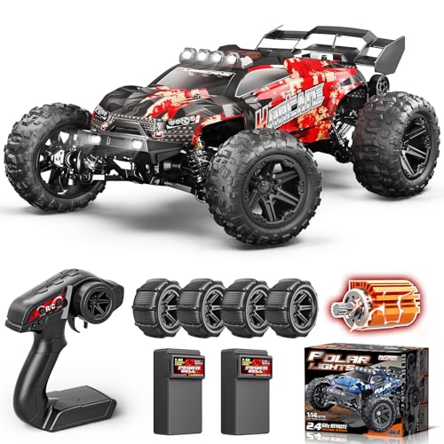 YESHIN 1:14 Ferngesteuertes Auto, 4WD All-Terrain 2.4Ghz RC Auto 40km/h