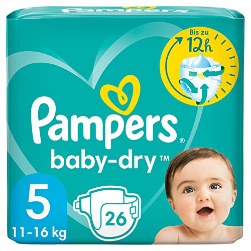 Pampers Baby Windeln Größe 5 (11-16kg), 26 Stück, Alte Version
