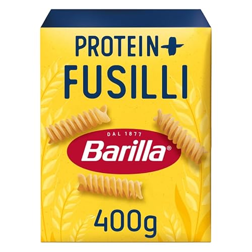 Barilla Pasta Protein+ Fusilli 400g I der Pasta-Geschmack, den Sie lieben, mit der Energie, die Sie wollen!
