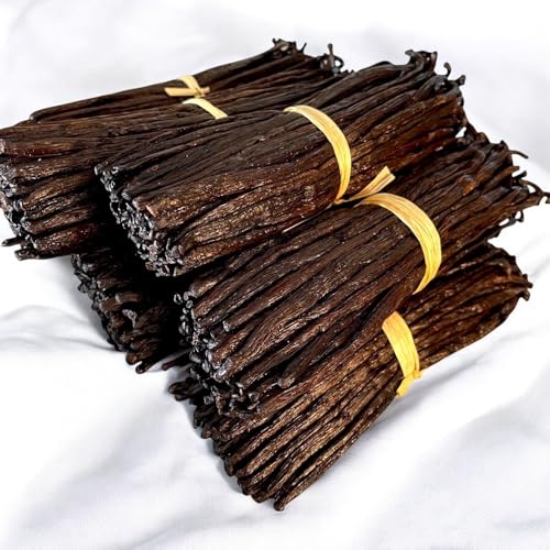 20 Bourbon Vanilleschoten aus Madagaskar – 14 cm – Größe M – Planifolia « Prestige Reserve » – Premium Qualität – Intensiv Aromatisch – 100% Natürlich – Für Patisserie & Desserts