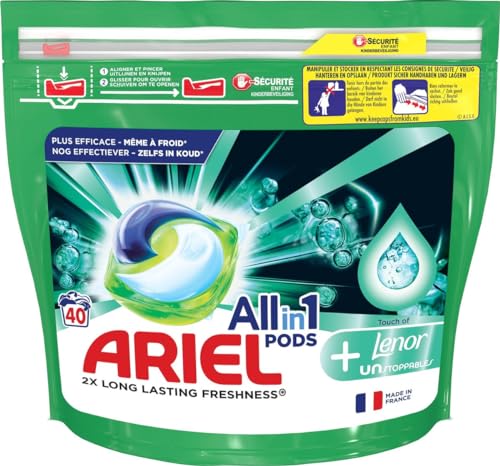 Ariel 4in1 Touch of Lenor Unstopables Kapseln – 40 Kapseln