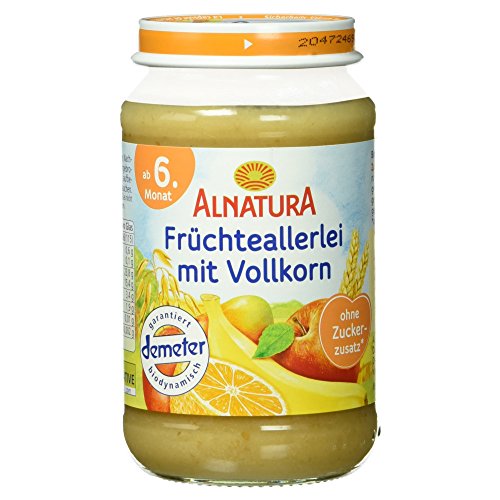 Alnatura Bio Früchteallerlei mit Vollkorn, ab dem 6. Monat, 190g