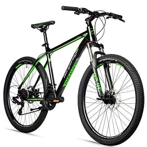 Bergsteiger Makalu 26 Zoll Mountainbike Aluminium, geeignet ab 150 cm, Scheibenbremse, 21 Gang-Schaltung, Hardtail, Jungen-Fahrrad & Herren-Fahrrad