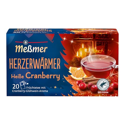 Meßmer Herzerwärmer | 20 Teebeutel | Glutenfrei | Laktosefrei | Vegan