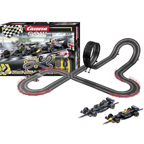 Carrera GO!!! Max Competition Rennbahn-Set I Rennbahn mit lizensierten Slotcars | bis zu 2 Spieler | Für Kinder ab 6 Jahren & Erwachsene