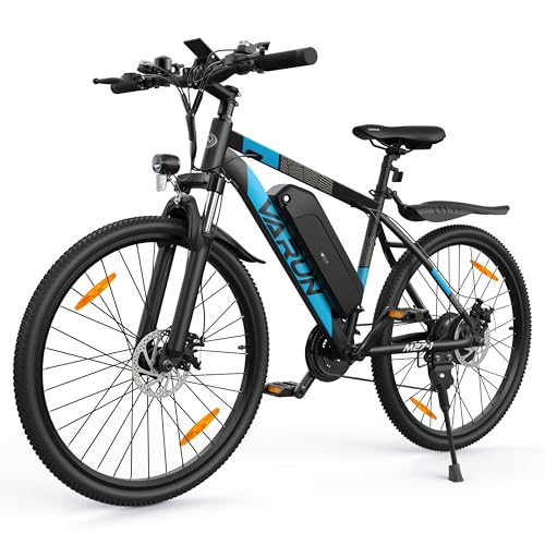 VARUN E Bike, 27.5 Zoll E-Bike Herren Damen mit 48V 13Ah (624 Wh) Akku, Bis zu 100 KM, 55Nm 250W Motor, 21-Gang Ebike Mountainbike mit 4 Fahrmodi, Elektrofahrrad Herren Damen für Pendeln, Bergig