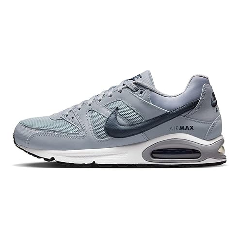 NIKE Air Max Command Herren Sneaker Sneaker, Grau Schwarz Weiß, 45 EU