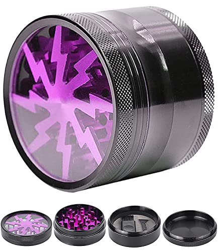 Grinder 2,5 Zoll Gewürzmühle Mit Sieb - Gewürze Schleifer Aus Zinklegierung