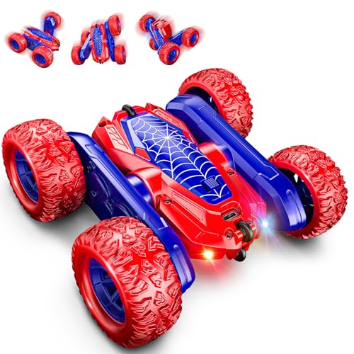 Dreamlandia Ferngesteuertes Auto ab 3-10 Jahre, 2.4Ghz 360° Flip RC Auto Outdoor Spielzeug ab 3-8 Jahre Junge, 4WD Monstertruck Geburtstags Ostergeschenke für Kinder, Junge
