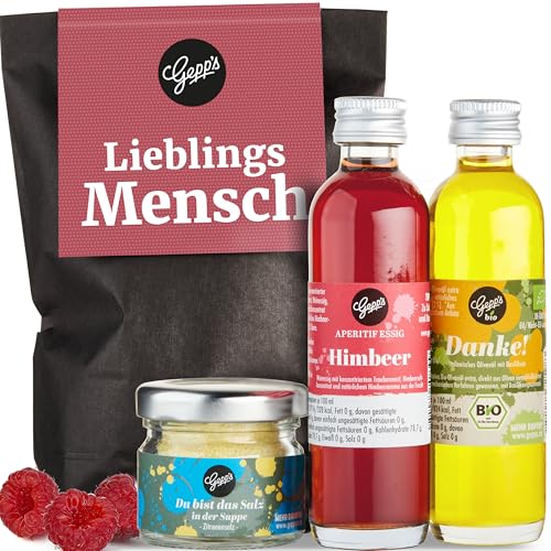 Gepp's Feinkost Wundertüte Lieblingsmensch I Feinkost-Geschenk für die beste Freundin, den Partner oder andere Lieblingsmenschen I Geschenkset mit Delikatessen zu Weihnachten