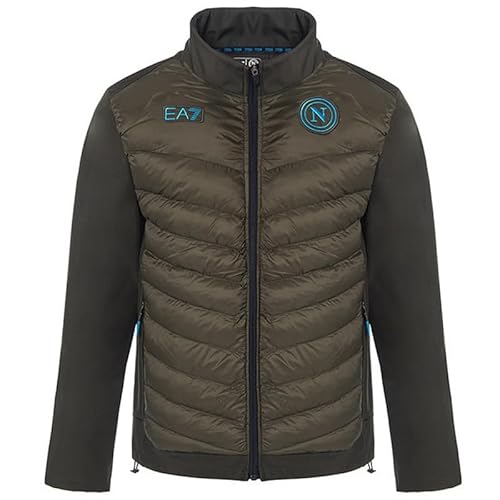 SSC NAPOLI Gepolsterte Softshelljacke, EA7, offizielles Produkt 2024/2025, S