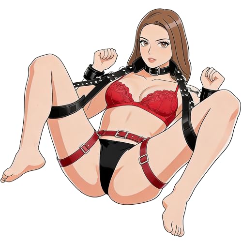Ivomaa BDSM Sex Spielzeug für die Paare - Sex Toys, Bondage Fesseln Sexspielzeug für Paare Extrem Sex Toyset, Erotisches BDSMS Dessous Sklavin, Sextoys hart, Spreizstange Frauen, Sextoysets für Damen