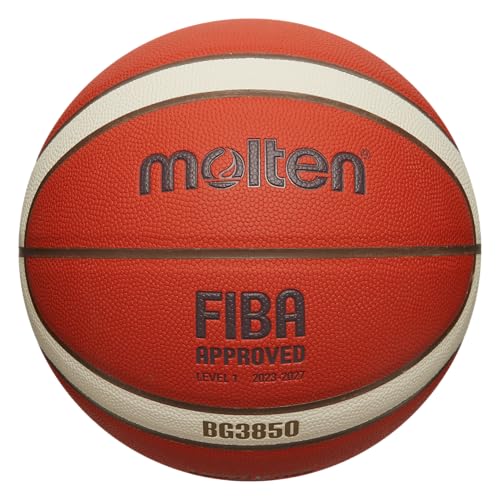 Molten BG3850 Basketbäll, Orange/Ivory, 5