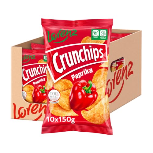 LORENZ | Crunchips Paprika | 10 x 150 g | glutenfrei