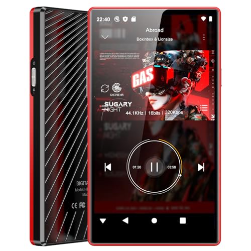 160GB MP3 Player mit Bluetooth und WiFi, Oilsky Android 13 Musik-Player mit Spotify, Audible, Amazon Music, Deezer, 5