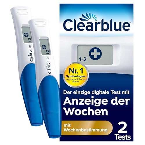 Clearblue Schwangerschaftstest Digital mit Wochenbestimmung, 2 digitale Tests