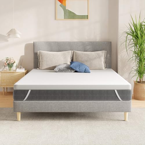 SynthoSpace Matratzen Topper 80x190cm H2, Matratzentopper 80x190 Schlafsofa Bett Memory Foam, Mattress Topper 80x190 Boxspringbett Topper Bezug Waschbarer 5cm Höhe