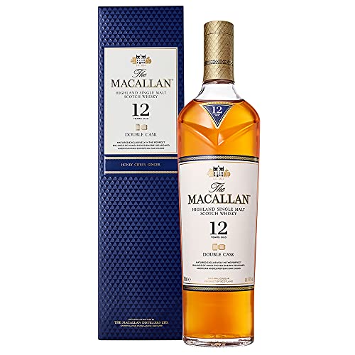 Macallan 12 Jahre | Double Cask | Single Malt Scotch Whisky | mit Geschenkverpackung | unverwechselbare Sherry-Noten | 40% Vol | 700ml Einzelflasche
