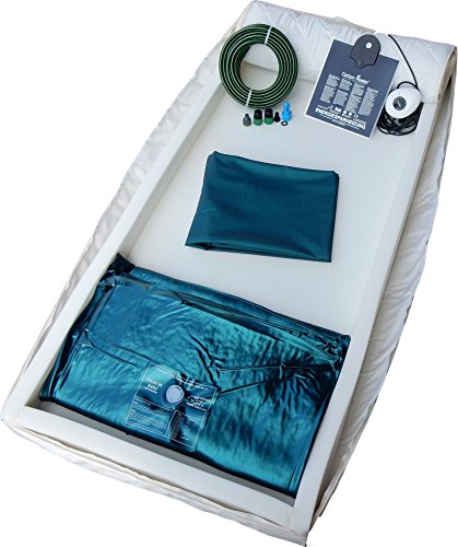 my-waterbed Leichtwasserbett Wassermatratze - Komplettset f. Lattenrost Leichtwassermatratze (90 x 200 cm, 90% Beruhigung = ca.1-2 Sek. Bewegung)