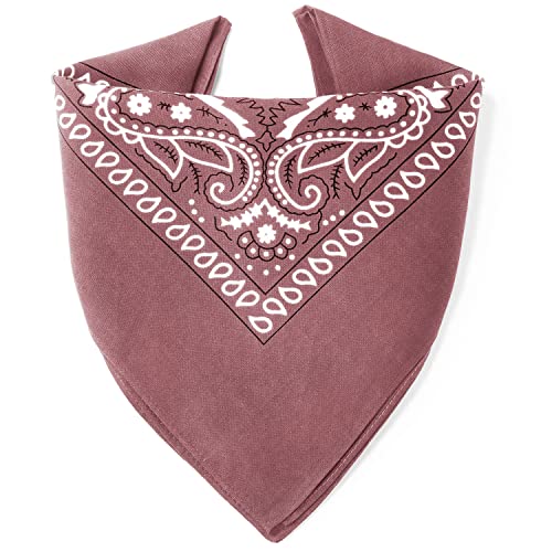 Karl Loven Bandana 100% Baumwolle Premium-Qualität für Damen Herren Halstuch Kopftuch original Paisley Muster Headwear Haar Schal Ansatz Handgelenk Kopf Biker
