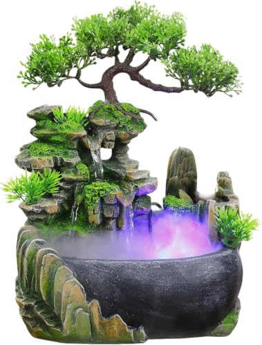 Zimmer Tisch Springbrunnen Wasserfall Steingarten Dekoration Desktop
