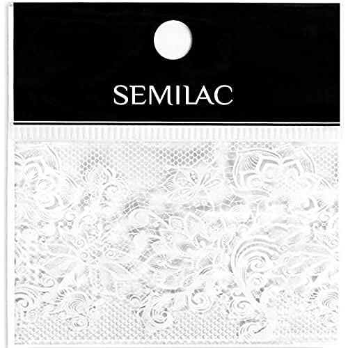 Semilac Nail fransfer foil 22 White Lace