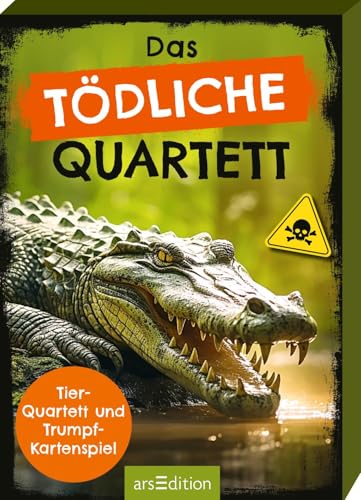 Das tödliche Quartett: Tier-Quartett und Trumpf-Kartenspiel