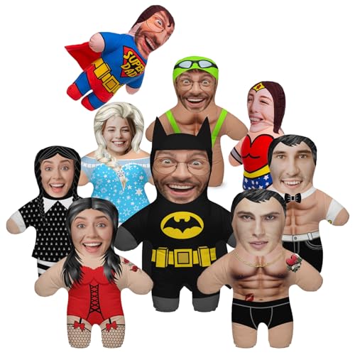 Kissen mit eigenem Foto Personalisiertes Lustiges Fotogeschenk mit eigenem Gesicht Bedruckt Body Körper Foto-Kissen zum Geburtstag Vatertag Fotokissen Größe zur Auswahl [091]