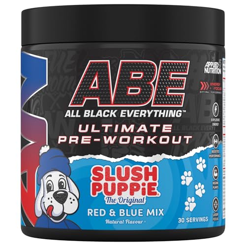 Applied Nutrition ABE Pre Booster Pulver - Pre Workout für Energie & Leistung mit Citrullin, Kreatin Monohydrat, Beta Alanin - 375 g - 30 Portionen - Slush Puppie