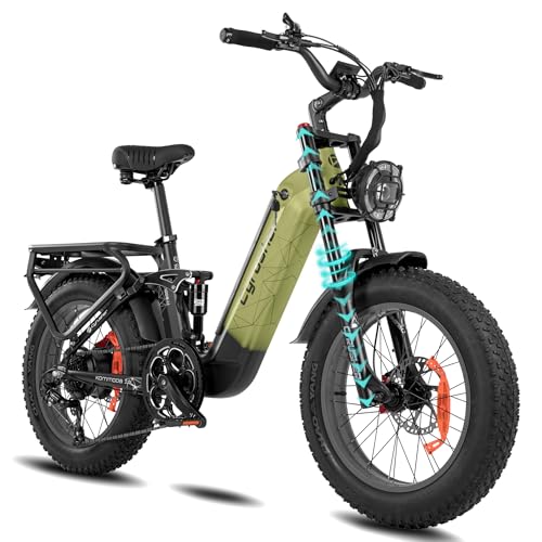 Extrbici Aluminium-Elektrofahrrad 20 Zoll Kommoda 3.0, 250W 25km/h 48V 20Ah 120km, Luftfederung, 7-Gang, 4