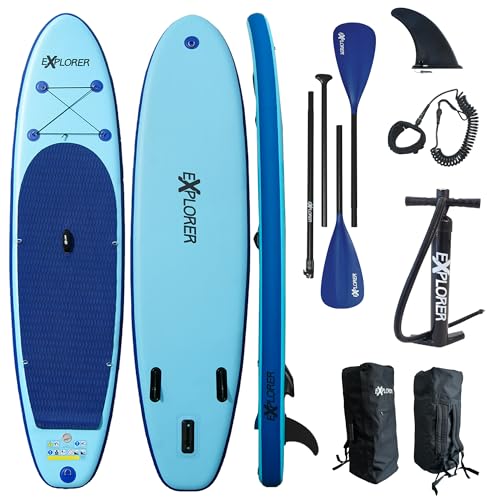 EXPLORER SUP Board Stand Up Paddle Surfboard aufblasbar Stand Up Paddling ISUP ALF2 320 cm