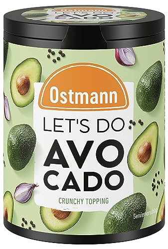 Ostmann Gewürze - Let's Do Avocado | Gewürzsalz für Avocado, Guacamole oder Bowls | Crunchy Topping mit Gewürzen, Kräutern und schwarzem Sesam | 70 g in recyclebarer Metalldose