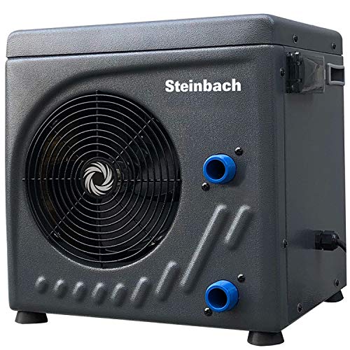 STEINBACH Wärmepumpe Mini, für Pools bis 20.000 l Wasserinhalt, Heizleistung 3,9 kW, 220V Betriebsspannung, Wasseranschluss Ø 32/38 mm, 049273