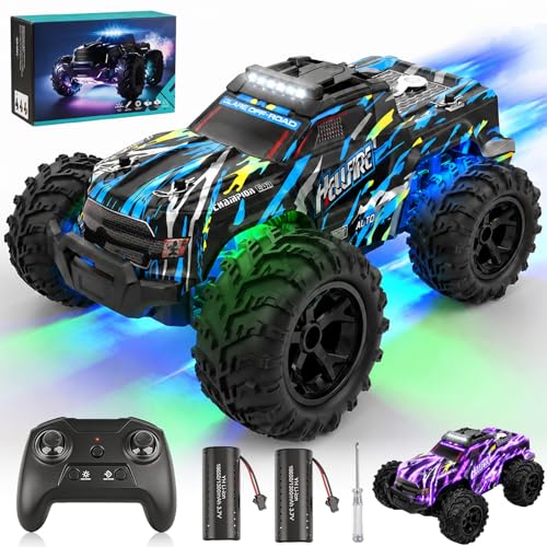 MOJINO Ferngesteuertes Auto Ab 5-12 Jahre, 1:18 RC Auto Monstertruck 22KM/H, Spielzeug Und Geschenk Für Jungen