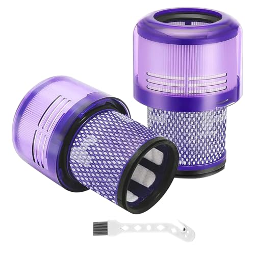 Laukowind 2 Stück Filters für Dyson V11 Absolute Torque Drive Animal, V15 Detect, SV14, SV22 Vacuum Cleaner, Washable Replacement Filter Accessories für Dyson Battery Vacuum Cleaner # DY970013-02